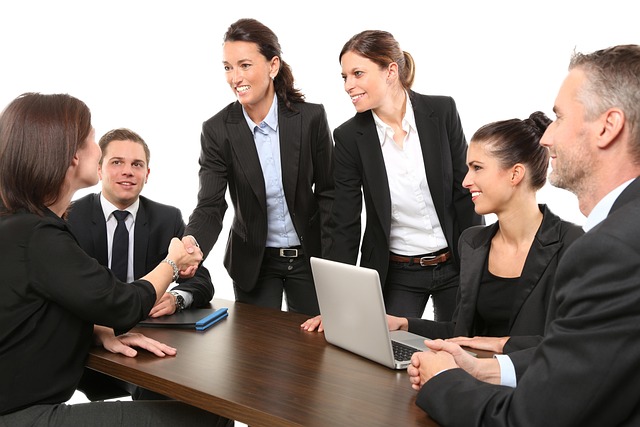 Business team collaboration